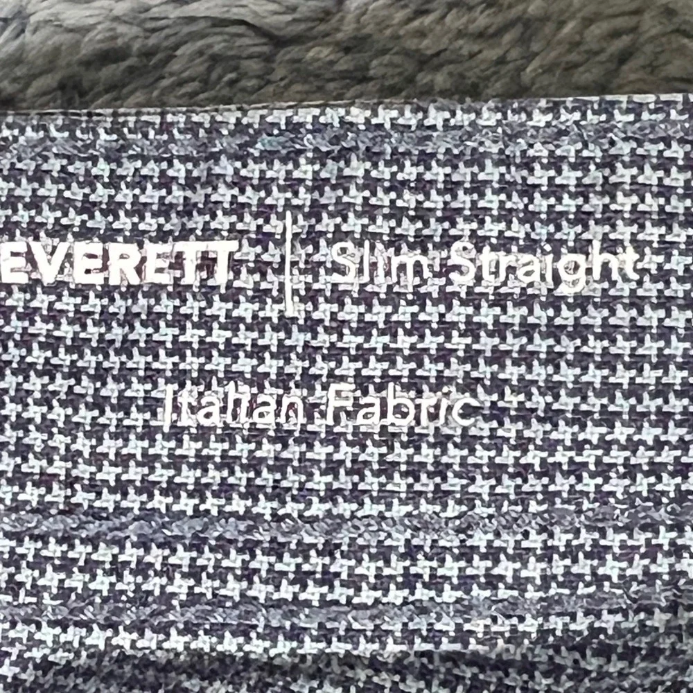AG Adriano Goldschmied Everett‎ Slim Straight Italian Fabric Pants Grey 33x32